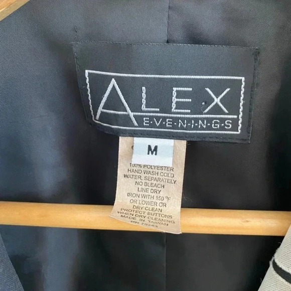 Alex Evenings Wrap Floral Evening Blouse Jacket - Picture 4 of 8